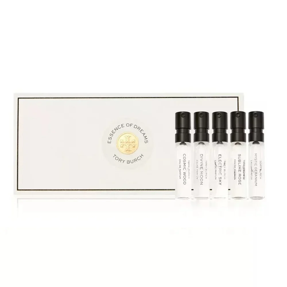 Tory Burch Cosmic Wood, Electric Sky, Sublime Rose, Mystic Geranium, Div…
